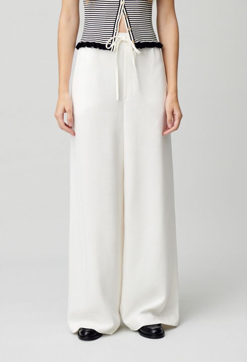 Pantalon fluide élastiqué